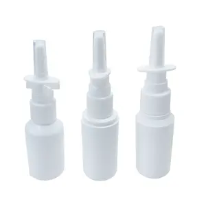 Flacone spray per nebbia fine nasale in plastica vuota da 10ml 15ml 20ml PP PE vuoto