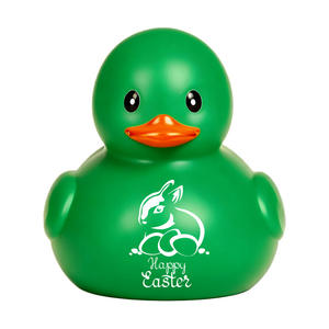 Promosi jumlah besar 2 inci kreatif karet Paskah bebek berbunyi bak mandi bak mandi berenang mengambang mainan vinil bak mandi mainan air grosir - Product Image 5