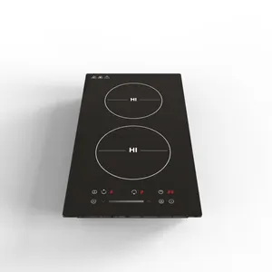 Golden Supplier 3500w Induction Cooker Built-in Induction Hobs with Child Lock Invisible Double Induction Cooktop