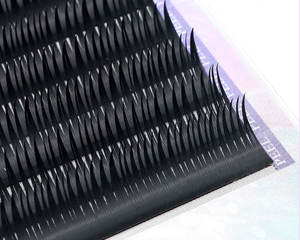 XIUSUZAKI 0.05 0.07mm Extensions de Cils Spikes Type <span class=keywords><strong>Manga</strong></span> Cosplay Wispy Volume Fans Préfaits Fournitures de Cils Effet Mouillé - Product Image 6
