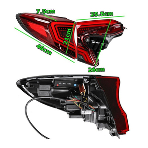 Feux Arrière à LED Feu arrière L'assemblée Frapper Pour Toyota CHR C-HR Fume Noir - Product Image 6