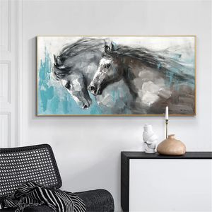 <span class=keywords><strong>Peinture</strong></span> à l'huile faite à la main toile course <span class=keywords><strong>cheval</strong></span> mur Vintage animaux <span class=keywords><strong>peinture</strong></span> <span class=keywords><strong>acrylique</strong></span> abstraite - Product Image 3