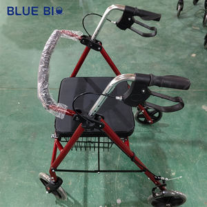 Chariot de courses pliable de haute qualité, portable, simple, détachable, léger, réglable, pour personnes âgées, déambulateur pliable - Product Image 6