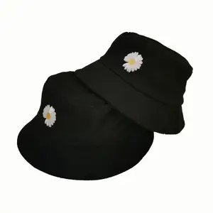 XQL luxury custom embroidered white black Sombreros de cubo kids leather corduroy bucket hat chapeau de seau mens sun hat