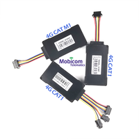 MobicomIOT 4G Pelacak GPS Mini, Pelacak GPS Cerdas Nirkabel 4G LTE Tahan Air untuk Kendaraan Sepeda Motor Mobil