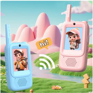 Dài phạm vi ngoài trời trẻ em video không dây Walkie Talkie trẻ em chơi đồ chơi 2 cái loạt các mô hình Kid Walkie Talkie - Product Image 1