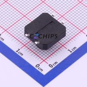 TS-1103S-B-J Tactile Switch SMD-4P,12x12mm Switch Single Pole Single Throw Round Button 1.6N Vertical Mount - Product Image 2