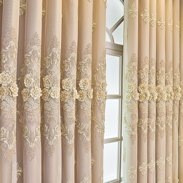 Double Ply Blackout Curtain in Panel Beige