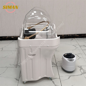 Bac à <span class=keywords><strong>shampoing</strong></span> de luxe japonais Siman avec bassin en ABS, chauffe-eau, réservoir d'eau de 50 L et réservoir d'eaux usées de 25 L pour soin du cuir chevelu - Product Image 4