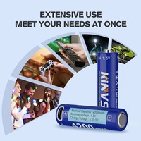 Batterie rechargeable AA modèle 1.5V4200 mAh, interface USB, microphone sans fil, serrure de porte intelligente compatible avec batterie rechargeable