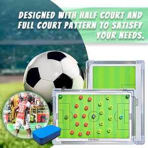 <span class=keywords><strong>Carpeta</strong></span> de mesa Análisis de juegos Entrenamiento con imanes Bolígrafos Borrador Aleación de aluminio Tácticas de fútbol - Product Image 4