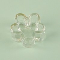 Transparente 120ml Nagel GEL Sternform Glas Glas Kerzen glas Kerzen herstellung Halter Laternen