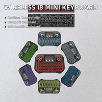 Mouse Udara Nirkabel 2.4G Isi Ulang Terpanas MINI I8 Touchpad Keyboard Remote Control Antarmuka USB untuk Android Smart TV Box