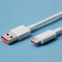 Cable de transferencia de archivos de línea de carga de Dispositivo inteligente tipo C para Xiao Mi Redmi 6A Cable de datos de carga rápida tipo C