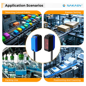 เซ็นเซอร์โฟโตอิเล็กทริคสีน้ำเงินขนาดเล็ก ปรับความไวได้ ป้องกันน้ำและฝุ่นระดับ IP65 ระยะตรวจจับ 0-12 เมตร <span class=keywords><strong>เวลา</strong></span>ตอบสนอง 1 มิลลิวินาที สำหรับวัตถุทึบแสง - Product Image 5