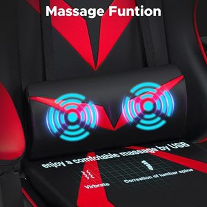 Muestra gratis Linda iluminación Free Race Car Pu altavoz de cuero Bt giratorio reclinable Devo 180kg Tesco Gamdias Silla de juegos - Product Image 4