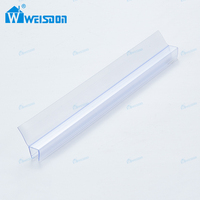 Bonne qualité salle de bain douche porte matériel 135 degrés Transparent étanche PVC douche porte joint bande