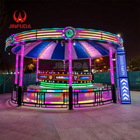 Attrazione per Parchi Divertimento: Giostra Disco Tagada da 20 Posti con Luci LED Arcobaleno e Musica DJ Integrata - Attrezzatura da Carnevale Direttamente dalla Fabbrica