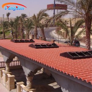 กระเบื้องหลังคาสังเคราะห์เรซิ่น Roma 1080มม. ทนความร้อนป้องกันแรงกระแทก ASA แผ่นหลังคาพลาสติก PVC - Product Image 5