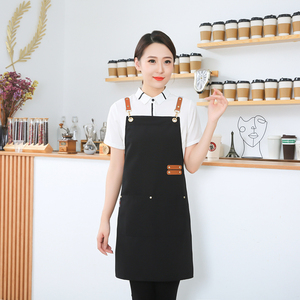 Biểu Tượng Tùy Chỉnh Thời Trang Bền Vải Bib Tạp Dề Với 2 Túi Cho Nam Giới Phụ Nữ - Product Image 3