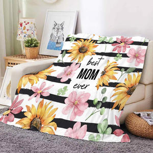 Manta para el Día de la Madre, Personalizada con Frases de Mamá y Flores, Súper Suave y Acogedora, de Felpa, para Sofá, Cama o Siesta, Ideal para Regalo - Product Image 5