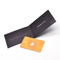 Carpeta de Papel Recubierto de Lujo Desechable Personalizada para Tarjetas de Hotel, Sobres para Tarjetas de Habitación, Embalaje para Tarjetas de Crédito, Fundas para Tarjetas de Regalo