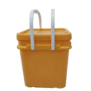 Vente en gros d'usine Seaux carrés 30L avec poignée en plastique Seau carré en plastique de qualité alimentaire personnalisé avec couvercle - Product Image 6