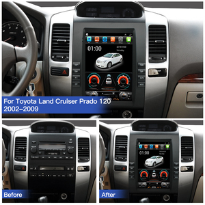 Radio HFMidia de 10.4 Pulgadas con Pantalla Vertical, Multimedia, Video, para Toyota Prado 120, con Botones, CarPlay Inalámbrico - Product Image 6