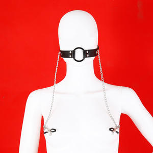 Jouets sexuels SM pour couples, produits de bondage, entraînement <span class=keywords><strong>sexuel</strong></span>, chaîne, pinces pour les tétons, bouchon buccal, anneaux buccaux, produits sexuels d'<span class=keywords><strong>abus</strong></span> - Product Image 4