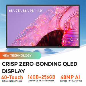 Itatouch 55/65/75/86/98 inch LED tương tác LCD phẳng hệ thống kép được xây dựng trong PC thông minh ai Powered bảng trắng 4K 120Hz hiển thị - Product Image 2