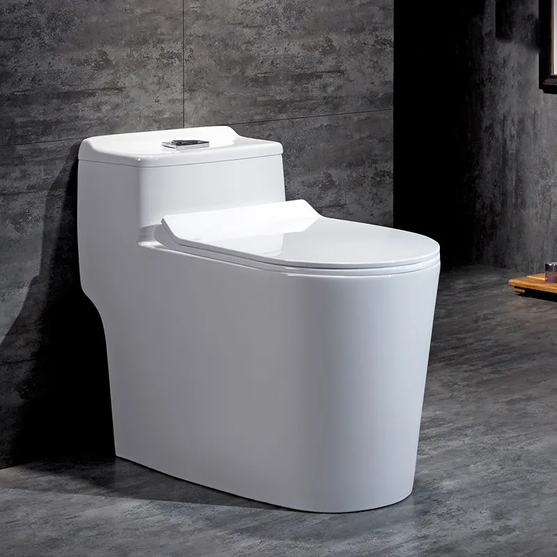Comodino occidentale Water Closet moderno bagno bianco in ceramica un pezzo Wc Wc
