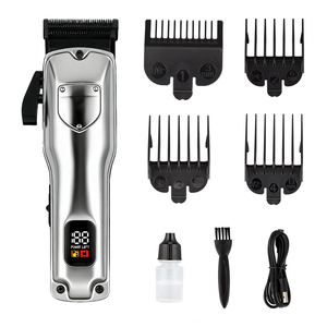 Tondeuse à cheveux électrique professionnelle pour hommes avec lames affûtées pour salon de coiffure et usage domestique - Product Image 4