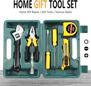 Juego Completo de Herramientas Manuales Multifuncionales para Reparaciones del Hogar y Bricolaje en Estuche Rígido - Product Image 4