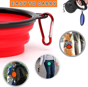 Ciotola per cani <span class=keywords><strong>con</strong></span> logo personalizzato in fabbrica ciotole pieghevoli per animali domestici piatto di irrigazione per alimenti per animali domestici per il parcheggio a piedi 13 oz - Product Image 5