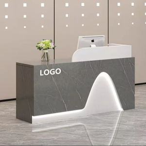 New Hot Design Reception Modern <b>Desk</b> Counter Reception Reception <b>Desk</b> for <b>Beauty</b> Salons Office - Product Image 3