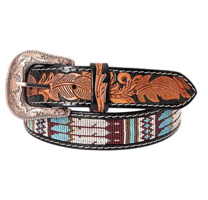 Cuero de vaca genuino mecanizado a mano Estilo de cuentas de moda occidental vintage Aleación ajustable Longitud personalizada Directamente Proveedor indio - Product Image 1