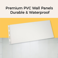 Système de panneaux de plafond et de mur en PVC à rainures emboîtables avec fixations cachées pour les zones de lavage de voitures en environnement à forte humidité