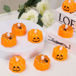 <span class=keywords><strong>Citrouille</strong></span> petites bougies bougies LED sans flamme Halloween têtes de <span class=keywords><strong>citrouille</strong></span> vacances décor à la maison intérieur fête atmosphère lumières - Product Image 5