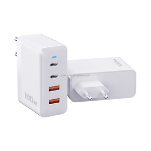 Phổ cổng sạc Adapter máy tính để bàn <span class=keywords><strong>Dock</strong></span> di động Phụ kiện đa kép nhanh chóng phí điện thoại di động USB C 100W gan sạc - Product Image 5