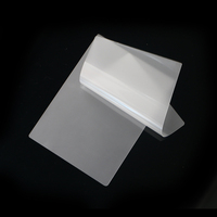 Papier laminé transparent avec films plastiques, feuille de laminage PET souple et résistante à l'humidité pour la protection des documents A4 A3