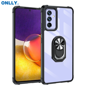 Pour <span class=keywords><strong>Samsung</strong></span> A22 A82 <span class=keywords><strong>A32</strong></span> A52 A72 A42 A12 <span class=keywords><strong>4G</strong></span> 5G TPU hybride acrylique dur pour Galaxy étui de téléphone portable avec porte-anneau en métal - Product Image 2