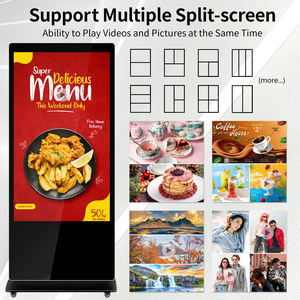 Oem ODM giá thấp kỹ thuật số biển và hiển thị kiosk Totem <span class=keywords><strong>LCD</strong></span> màn hình cảm ứng trong nhà thông minh Wifi tầng đứng máy nghe nhạc quảng cáo - Product Image 4