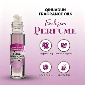 Oli Profumati QIHUADUN I Like Sweet Candy, Olio per il Corpo 10ml, Fragranza Dolce e Gourmand per Donne, Formato <span class=keywords><strong>da</strong></span> Viaggio - Product Image 3