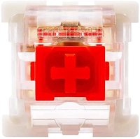 OUTEMU Interrupteurs linéaires rouges à 3 broches 45g Force anti-poussière remplaçable à chaud Cherry MX équivalent pour clavier