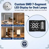Módulo Digital LED de 7 Segmentos SMD Personalizado de Alta Calidad, Luz Blanca Ultrafina, para Interfaz de Lámpara de Mesa Inteligente