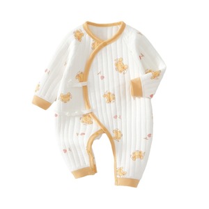 Body de Algodón Grueso y Cálido para Bebé Recién Nacido, Unisex, de 0 a 3 Meses, Ropa de Otoño e Invierno - Product Image 5