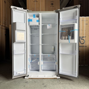 Réfrigérateur Hisense de qualité 606L à <span class=keywords><strong>double</strong></span> <span class=keywords><strong>porte</strong></span> côte à côte avec comptoir de bar et machine à glaçons intégrée, sans givre, grande capacité - Product Image 3