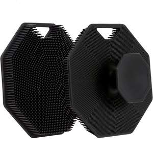 <span class=keywords><strong>Brosse</strong></span> de bain exfoliante en <span class=keywords><strong>silicone</strong></span> réutilisable Loofah <span class=keywords><strong>Brosse</strong></span> de douche avec design à la main - Product Image 1