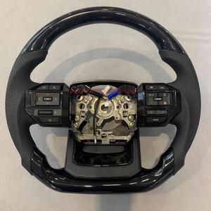 พวงมาลัยรถสปอร์ตคาร์บอนไฟเบอร์เหมาะสำหรับ Lexus LX570 ES <span class=keywords><strong>GS</strong></span> RX LX GX450 GX460 ES300h IS250 IS300 IS350 - Product Image 4