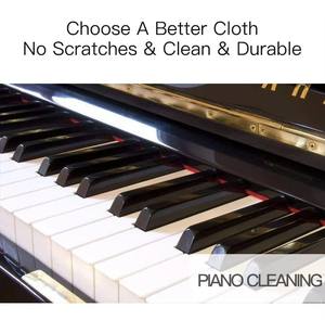 <b>Black</b> High Quality 400gsm Square Microfiber Super Soft Quick Dry Lightweight Lint-Free Reusable Edgeless Multi-Purpose Home - Product Image 2